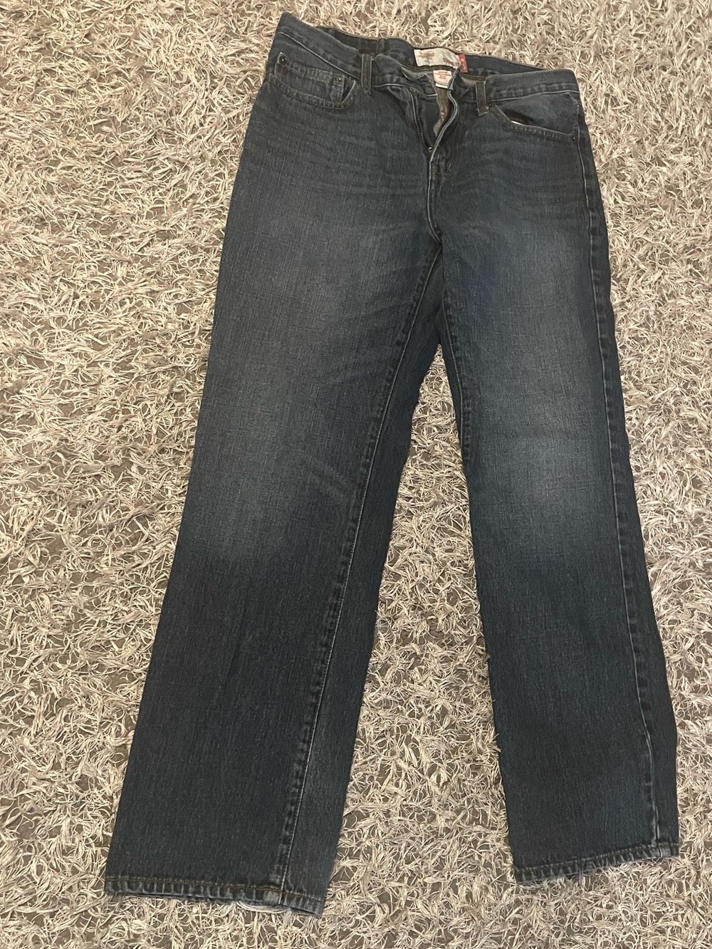 Mossimo Supply Co. Men's Straight Leg Jeans - Dark Blue